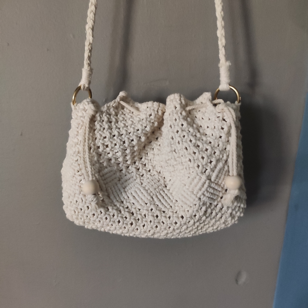 Macrame handbag - Picture 3 of 3